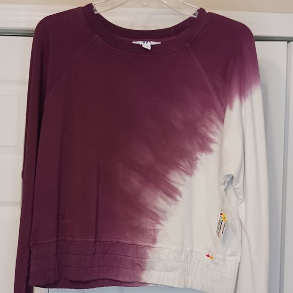 3/$18 - Joy Lab Red/Gray Long Sleeve Top  Size Medium - Picture 4 of 8